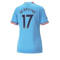 Manchester City Kevin De Bruyne #17 Fotballklær Hjemmedrakt Dame 2022-23 Kortermet